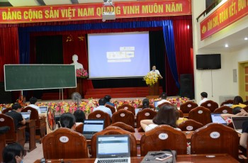 Trường Chính trị Trần Phú tổ chức Hội nghị tập huấn triển khai công nghệ dạy, học trực tuyến
