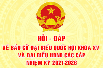 Hỏi đáp về bầu cử Đại biểu Quốc hội khoá XV và Đại biểu HĐND các cấp nhiệm kỳ 2021 - 2026