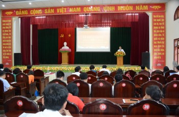 Khai giảng lớp Trung cấp Lý luận Chính trị hệ không tập trung 184 Thành phố Hà Tĩnh, năm học 2022 -2024.