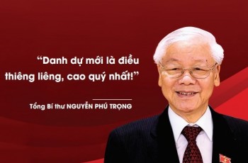 Tổng Bí thư Nguyễn Phú Trọng với công...