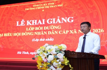 Khai giảng lớp Bồi dưỡng đại biểu Hội đồng nhân dân cấp xã năm 2026  (Lớp thứ nhất)